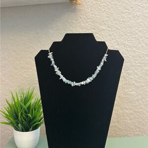 Boutique🦋 Handmade Blue Gemstone Choker Necklace!